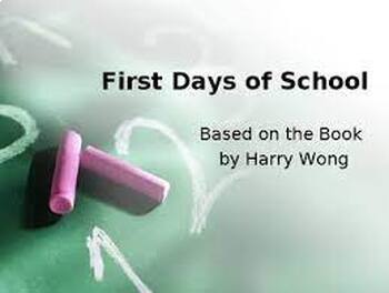 Preview of First Days of School by H. Wong:PD, Book study, 7 students'questions&A checklist