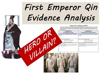 Preview of First Emperor Qin Evidence Analysis: Hero or Villain?