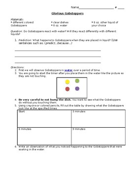 experiment definition third grade