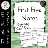 First Five Notes {Beginning Band Series}