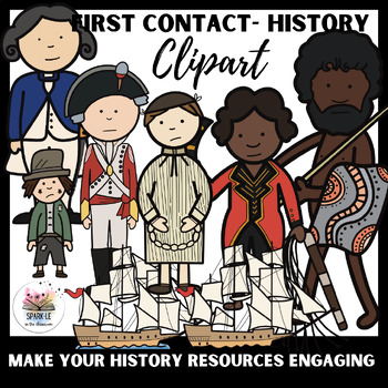 Preview of First Fleet Clipart Australian History First Contact Commerical Use Images