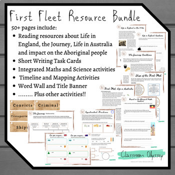 Preview of First Fleet Resource Bundle