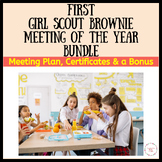 Girl Scout Brownie Welcome and Back to Troop Certificates Bundle