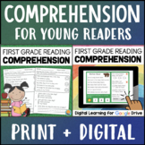 First Grade 1 Reading Comprehension BUNDLE Printable + Dig
