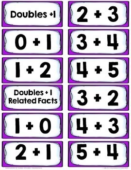printable math flash cards for 1st grade