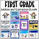 First Grade Addition and Subtraction Bundle (Go Math Chapter 5)