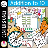 First Grade Addition to 10 Centers | Common Core-Aligned