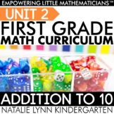 First Grade Addition to 10 Math Unit Guided Math Lessons W
