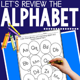 Alphabet Review | Assess Alphabetic Knowledge in Kindergar