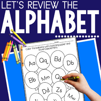 Preview of Alphabet Review | Assess Alphabetic Knowledge in Kindergarten & First Grade