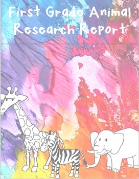 Preview of First Grade Animal Research Report