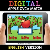 Apple Digital CVCe Word Work for Google Classroom 2 - Dist