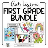 First Grade Art Lessons • Bundle of Elementary Art Activities