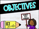 First Grade B.E.S.T. ELA Objectives - 1st Grade BEST Stand