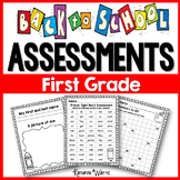 First Grade Back to School Assessments 