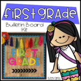 First Grade Welcome Back to School Bulletin Board Kit Clas