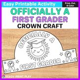 Kindergarten Grad End of Year Hat Craft | First Grade Back