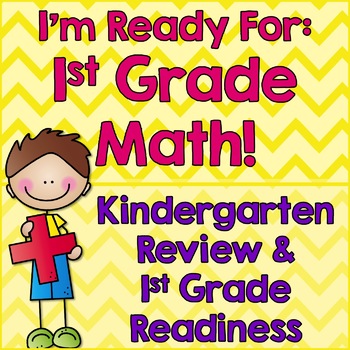 Preview of First Grade Back to School Math: Kindergarten Math Review