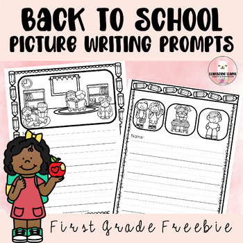 First Grade Back to School Picture Prompt Writing and Literacy Center ...