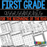 First Grade Beginning of the Year Assessments