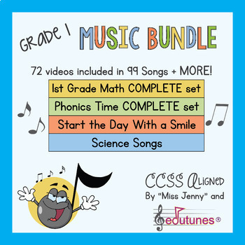Preview of First Grade Music Bundle