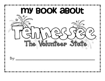 Preview of First Grade Book About Tennessee