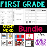 Sight Word and Word Work Bundle CCSS Aligned