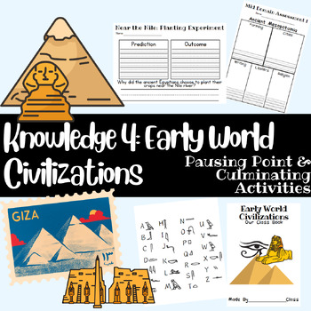 Preview of First Grade CKLA Knowledge 4 Pausing Point & Culminating Activities