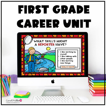 Preview of First Grade Career Unit | Community Helpers and Their Skills