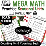 First Grade Christmas Math Activities | Counting On Holida