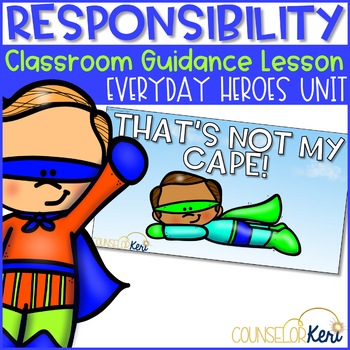 Preview of Responsibility Classroom Guidance Lesson Listening and Following Directions