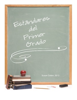 Preview of First Grade Common Core ELA checklist in Spanish