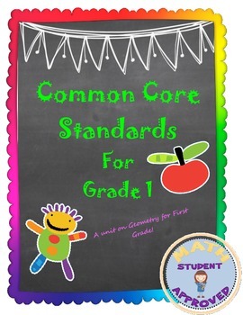 Preview of First Grade Common Core: Geometry Bundle