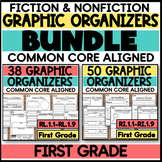 First Grade Common Core Graphic Organizers Fiction and Non