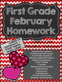 First Grade Common Core Homework - February