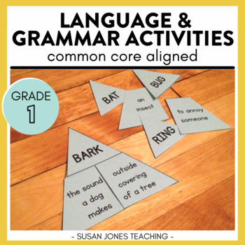 Preview of First Grade Grammar Activities & Printables [BUNDLE]