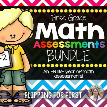 Preview of First Grade Common Core Math Assessments Bundle