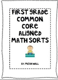 First Grade Common Core Math Sorts