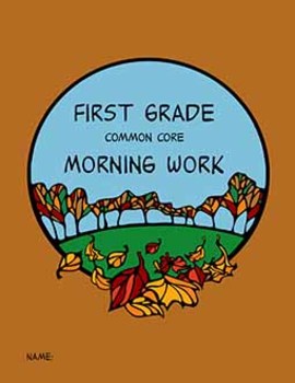 Preview of First Grade Common Core Morning Work 2nd Quarter