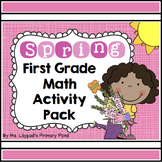 Spring Math Centers & Activities for First Grade