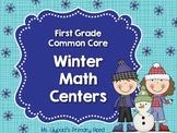 Winter Math Centers for First Grade