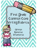 First Grade Common Core Writing Rubrics