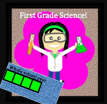 Preview of First Grade Common Core and Next Generation Science NGSS Lessons: Full Year