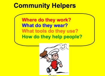 Preview of First Grade Community Worker