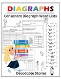 First Grade Consonant & Vowel DIAGRAPHS Reading Comprehens