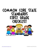 First Grade Core Curriculum State Standards Checklist