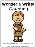 First Grade Counting Wander and Write