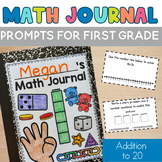 Addition to 20 Math Journal Prompts for First Grade