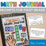 Skip Counting Math Journal Prompts for First Grade