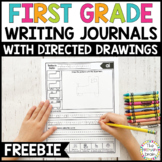 First Grade Daily Writing Journals FREEBIE with Handwritin